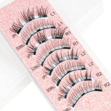 1/2 Pair Reusable Magnetic Eyelashes Tweezers Set Faux Mink Lashes Handmade 3D Natural False Eyelashes and Magnetic Tweezers Set
