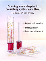 ICONSIGN Eyelashes and Eyebrows Nourishing Gold Essential Oil Mascra Serum Lift Enhancer Longer Coating Thicker Hair Damage Care