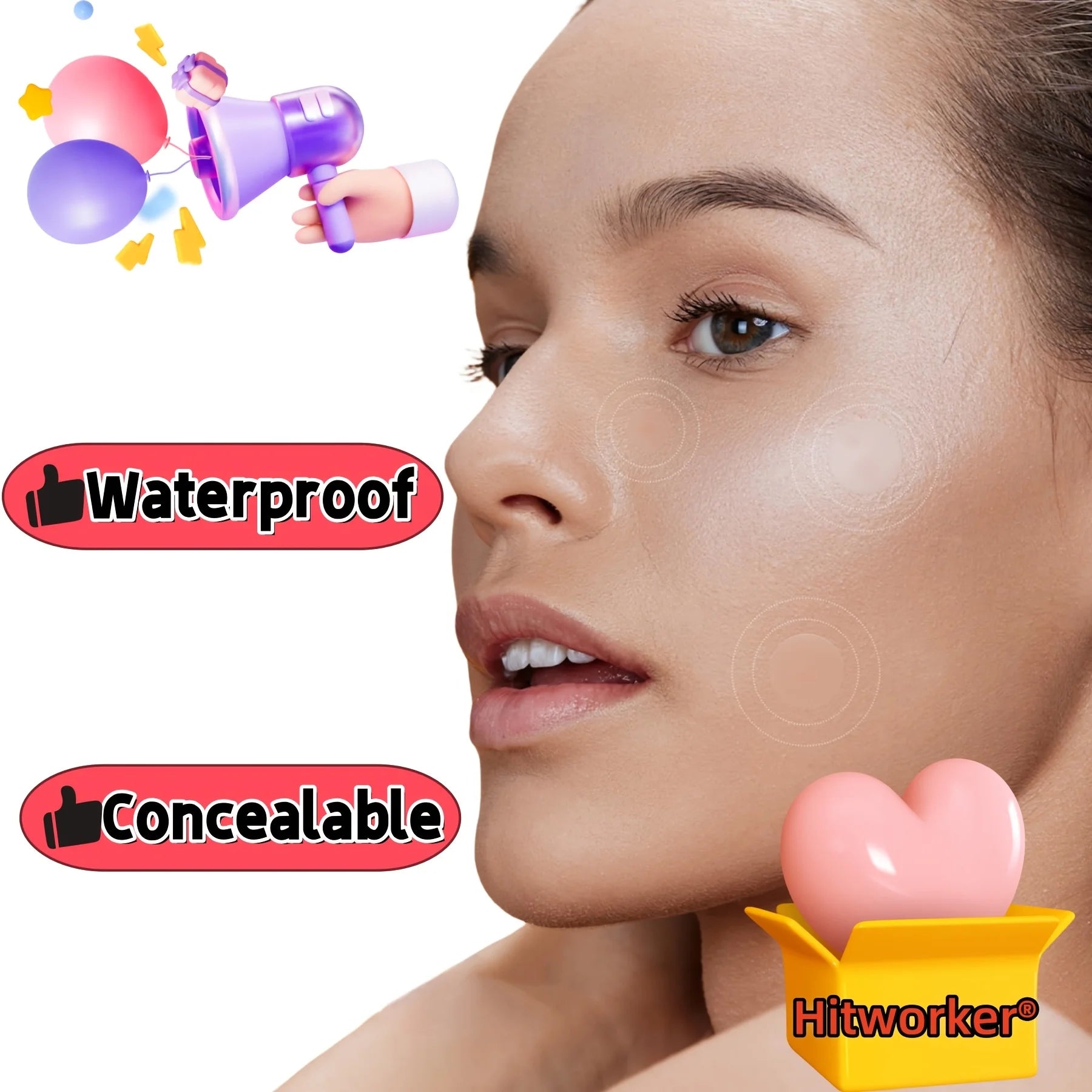 180/360PCS Invisible Acne Veneer Lump Sticker Reduce Acne Cleansing Pores Oil Removal Repair and Smooth Skin Facial Products Var