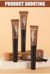 HANDAIYAN 5-color brush head peel-off eyebrow tint Waterproof, long-lasting, and smudge-proof peel-off eyebrow tint