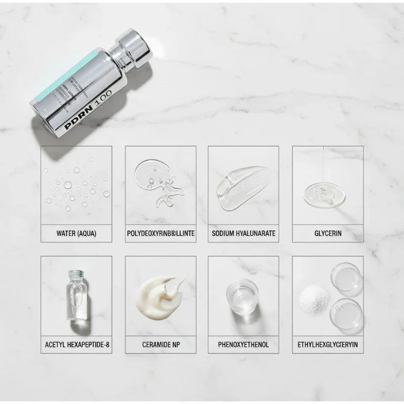 PDRN Peptide Intensive Lifting Serum Set Sun Essence With Collagen PDRN Peptide Complex Skin Tightening Firming Ampoule Essence