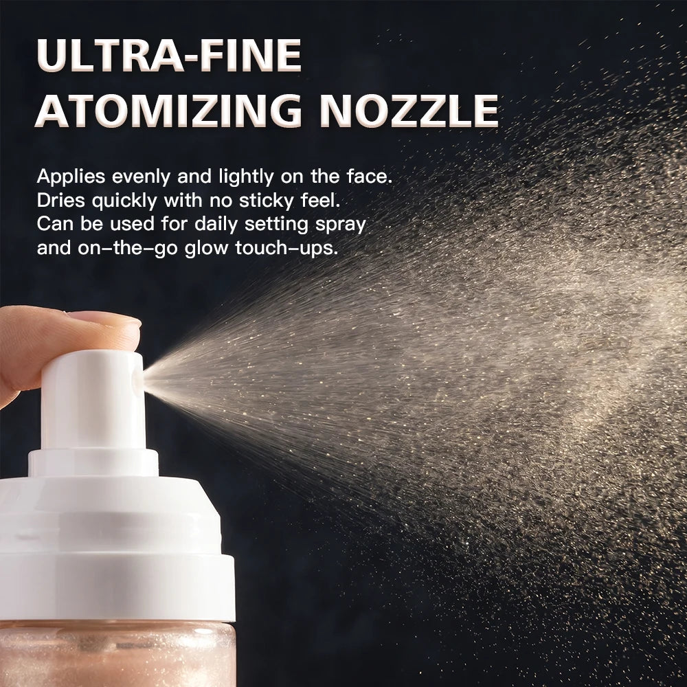 Luminous Setting Spray Instantly Boosts Skin Dewy Plump-looking Lasting Hydration Face Makeup Blends Seamlessly Natural Finish