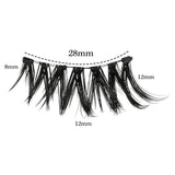 1/2 Pair Reusable Magnetic Eyelashes Tweezers Set Faux Mink Lashes Handmade 3D Natural False Eyelashes and Magnetic Tweezers Set