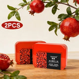 Pomegranate Soap Gently Cleanses the Face and Body, Moisturizes Water and Moisturizes, Suitable for All Skin Types, Gift
