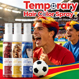 Hair Color Spray Long Lasting Hair Dye Spray Instant Hair Salon Multi Color Hair Colour Cream for Festive Party Socccer Fan Gift