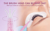MAYOOC Mini Eyebrow Brush Brow Perm Brush Disposable Brow Lifting Brushes Bendable Micro Eyelash Brush Applicators Tools