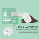 Matte Dry Shampoo Puff Instant Oil Control Lift Root Fluffy Hair Refresh Scalp Portable Matte Finish Hair Care Dry Hair Powder