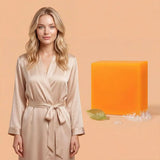 Persimmon Soap Bar for Body Odor Removal, Handmade Persimmon Green Tea Soap for Face and Body Wash Gentle Deodorant Bar