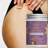 Shea Butter Moisturizing Body Cream, Makes Skin Softer and More Supple, Tightens Skin, Makes Skin Brighter and More Radiant, Nourishes the Body during Massage, Suitable for Dry and Chapped Skin