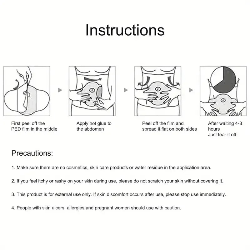 Belly Silicone Pad Anti Wrinkle Scar Stretch Marks Removal Sheets Reusable for Women Abdomen Belly Stomach Pads Body Care Tools