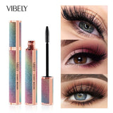 New 4D Silk Fiber Lash Mascara Waterproof VIBELY 3d Mascara For Eyelash Extension Black Thick Lengthening Eye Lashes Cosmetics