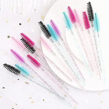 Wholesale 100/500/1000pcs Eye  Beauty Tools Disposable Mascara Wands Eyelash Brush Lash Extension Colorful  Spoolies for Eyebrow