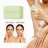 Tea Tree Oil Soap Bar for Men & Women, Deep Cleansing, Soothing for Dry Skin, Body Odor Care, Exfoliates & Firms Skin, 100g
