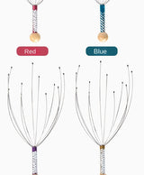 Octopus Head Massager Scalp Massager Relaxation Relief Body Massager Remove Muscle Tension Tiredness Metal Head Relax Massager