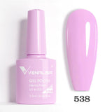 Venalisa HEMA TPO FREE Nail Gel Polish Glitter Gorgeous Full Coverage Soak Off UV LED French Nail Jelly Pink Nude Collection