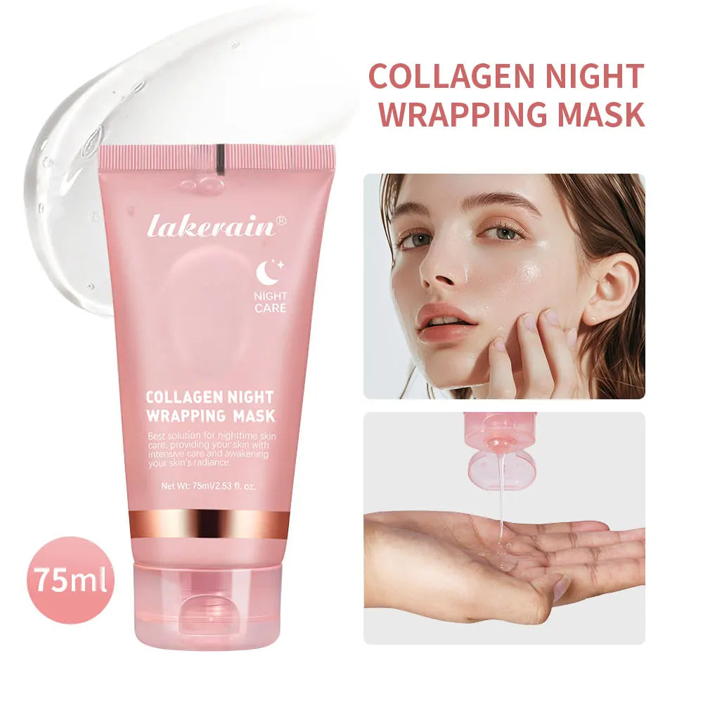 Deep Collagen Mask Korean Peel Off Mask Face Anti Wrinkle Lifting Skin Care Masks Bio Pack Night Wrapping Woman Skin Care