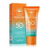SADOER Spf 50+ Sunscreen for Face Protector Solar skincare Dual Tube Multi Effect PA+++ Facial Sunscreen Solar Blocker