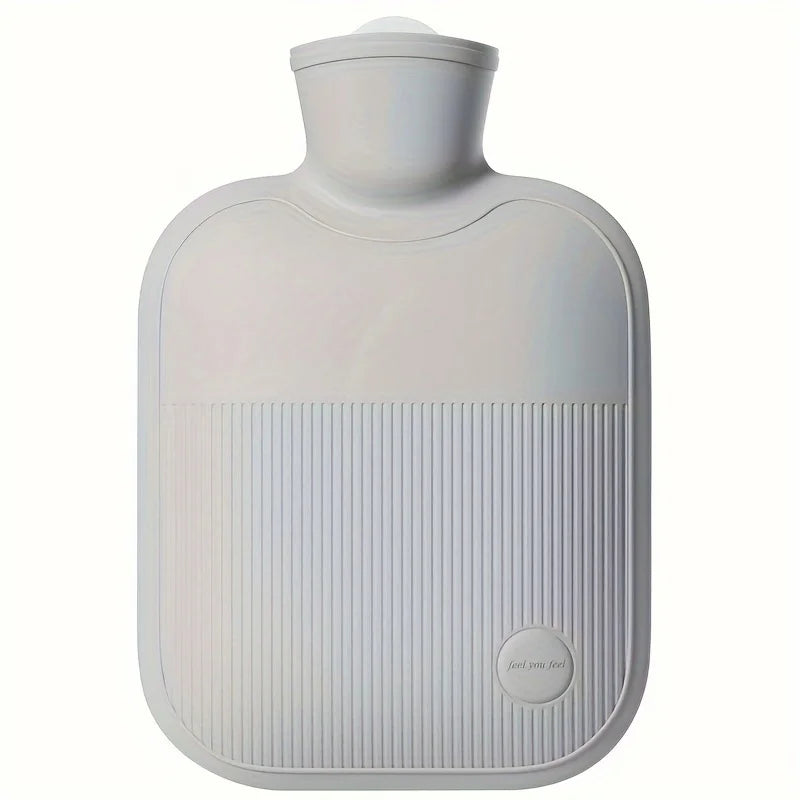 Cozy & Durable Hot Water Bottle With Soft Cloth Cover-1000ml Explosion-Proof,Non-Slip Grip for Perfect for Menstrual Pain Relief