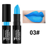 TEAYASON Matte Lipsticks 12 Colors Waterproof Long Lasting Lip Stain Non-stick Cup Sexy Red Black Lipstick Pigment Lip Cosmetics