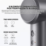 New MIJIA H501 High Speed Anion Hair Dryers Wind Speed 62m/s 1600W 110000 Rpm Professional Hair Care Quick Drye Negative Ion