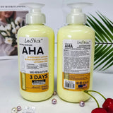 500ml Whitening Body Cream AHA Hydroxy Acids Vitamin C&E Moisturizing Lightening Body Lotion Remove Acne Marks Skin Care