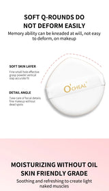OCHEAL CC Cream Cushion Foundation Cream Long Lasting Moisturizing Concealer Foundation BB Cream For Face Makeup Concelear