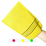 Exfoliating Bath Pad Towels Set Korean Italy Asian Exfoliating Bath Washcloth Body Scrub Shower Soft Polyester Cotton