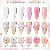 Clear Non-Stick Hand Extension Gel Nail Polish 3D Shaping/Sculpting/Carving UV/LED Gel Milky Jelly Hard Gel Nail Supplies DIY