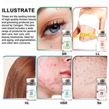 Korea 5ml Hyaluronic Collagen Peptide Essence Repair Facial Moisturizing Rejuvenating Spa Skin Care Beauty