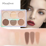 6-color Blush and Contouring All-in-one Palette Pearlescent Matte Powder Face Blusher Glitter Highlighter Blush Makeup Palette
