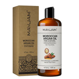 USDA Organic Coconut Oil for Skin Face Hair Cold-Pressed Sweet Almond Moroccan Argan Sunflower Seed Oil for Massage Moisturize