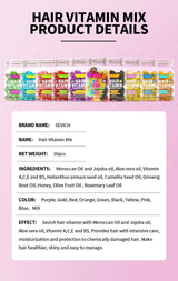 Sevich Mix Hair Vitamin Capsule Hair Treatment Oil Repair Damaged Smooth Hair Care Serum Nourishing Keratin Complex Oil