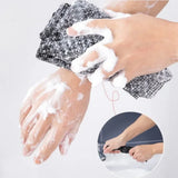 Japanese Nylon Exfoliating Back Rubbing Wash Cloth Body Scrub Towel Shower Sponge Bathroom Accessories