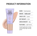 High Coverage CC cream Foundation Tinted Hydrator Matte Finish Light Oil-Free Moisturizing Makeup Hyaluronic Acid Sheer