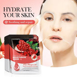 10Pcs Fruits Facial Masks for Face Skincare Moisturizing Brightening Hydrating Firmingface Mask Beauty Face Skin Care Products
