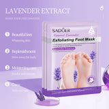 SADOER  Exfoliating Feet Mask Exfoliating Foot Peel Mask Socks Pedicure Peeling Dead Skin Remover Feet Mask Peel Moisturizing