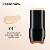 Eraser Foundation Rod Products, Velvet Moisturizing Light Concealer Liquid Foundation, Double Head Foundation Make-up With Brush