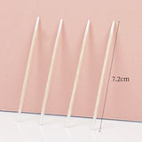 Disposable Ultra-small Double-end Wood Cotton  Swab 100pcs Lint Free Micro Brushes Eyelash Extension Glue Removing Tools