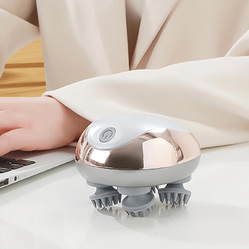 Electric Scalp Head Massager Device Relax Muscles Massage Stimulate Blood Circulation and Banish Weariness