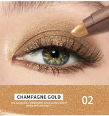 Double-ended Eyeshadow Pen Eyeliner Multiuse Shimmer Shadow Pearlescent Glitter Brightening Longlasting Waterproof Sweat-proof