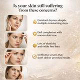 Deep Collagen Silk Peptide Intensive Ampoule Face-Lift Serum with Peptides & Deep Collagen Plumping, Smooth, Korean Skincare