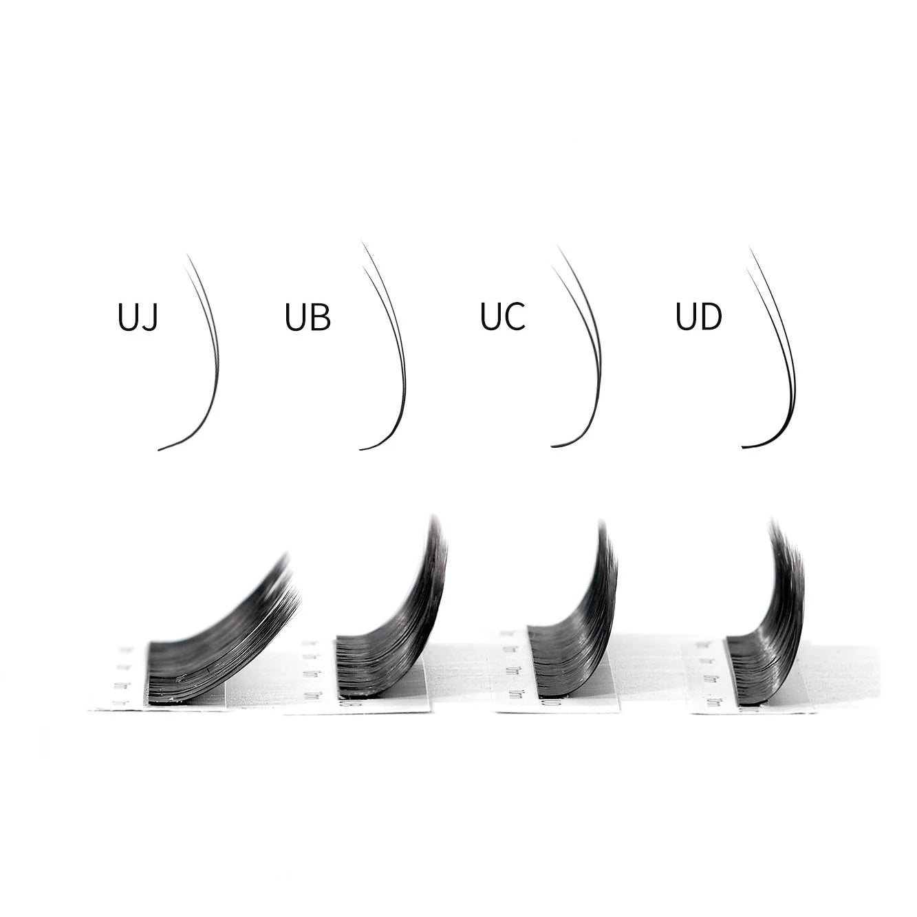 MARIA 4D W Shaped Beam Eyelash Extensions Patch Russian Private Label Wholesale Clusters Easy Fan Volume Lashes Makeup