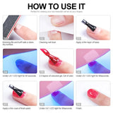 XEIJAYI 6Pcs 15Ml Nail Gel Polish Set Perfect For Soak Off Gel Nail Polish Or Home & Salon Nail Art Diy