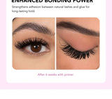 DIYDAY Eyelash Glue Primer for Natural Lashes, Deep Cleansing Oil-Free Prep Adhesive Primer for Eyelash Extension