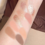 HISYI Star Rejuvenation Ten-Color Eye Shadow Pearl Matte Pink Pure Desire Powder Brown Plate Gentle Daily Cheap Makeup