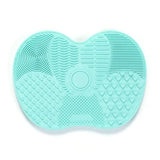 Colorful Brush Cleaner Scrubbe Board Cosmetic Makeup Brush Washing Silicone Gel Cleaning Mat Foundation Makeup Brush Cleaner Pad