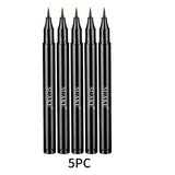Black waterproof, sweat-proof, and smudge-proof eyeliner creates a natural look and glides on quickly and easily.