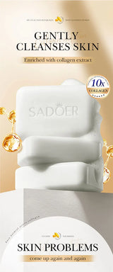 Collagen Gentle And Moisturizing Deep Cleansing Face And Bath Soap Long-Lasting Fragrance Handmade Soap
