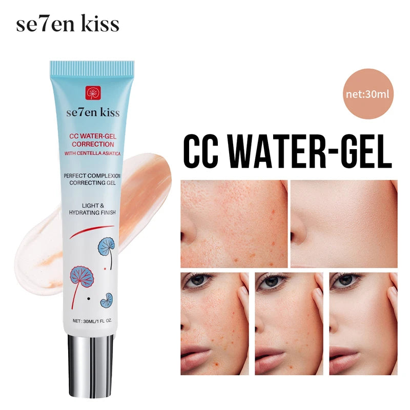 Centella Asiatica Brightening Concealer CC Cream Sunscreen Facial Pore Concealer Even Skin Tone Moisturizing Primer