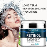 Vitamin C+E Retinol Collagen Cream Moisturizing Firming Hyaluronic Lightening Repairing Smooth Skincare Whitening Creams
